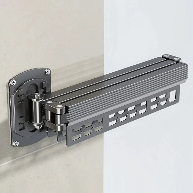 Étendoir à linge pliable en aluminium compact gain de place