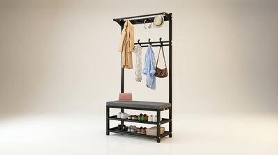 Porte manteau meuble chaussure