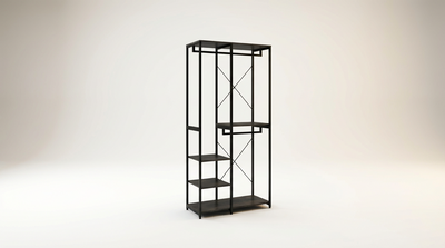 Portant vetement noir