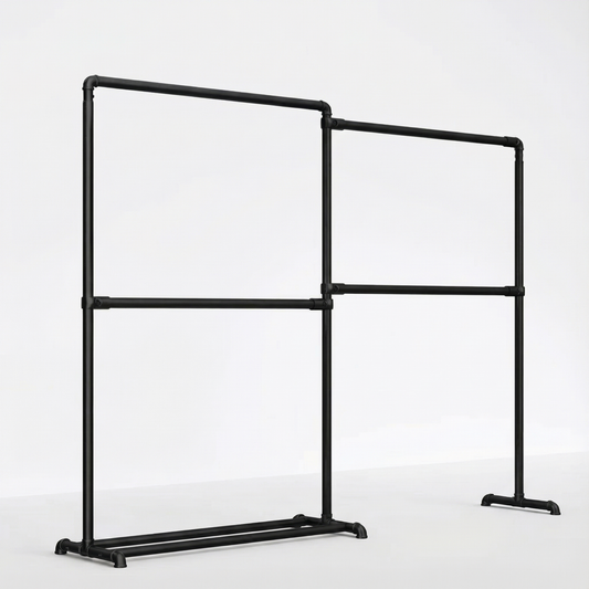 Portant vêtement grande largeur