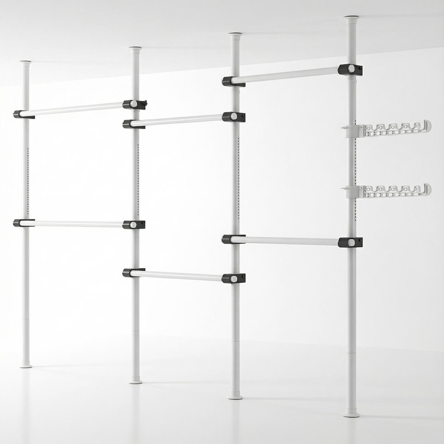 Portant vetement banc multi-crochets