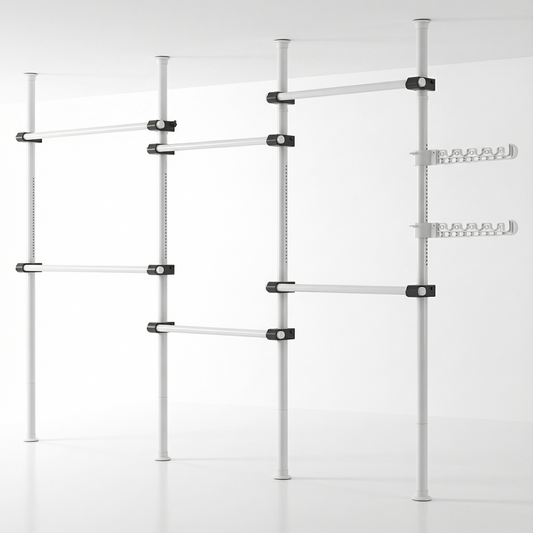 Portant vetement banc multi-crochets