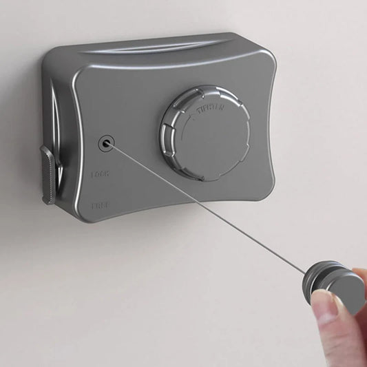 Étendoir à linge mural extensible en acier inoxydable anti-rouille