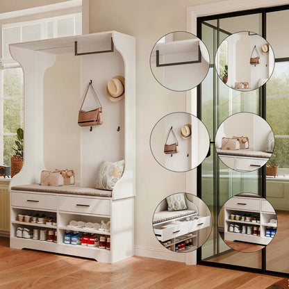 Meuble de rangement pour chaussures et accessoires