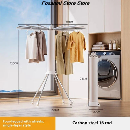 Étendoir à linge design, pliable et pratique