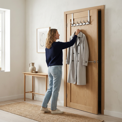 Porte-manteau à suspendre aluminium porte