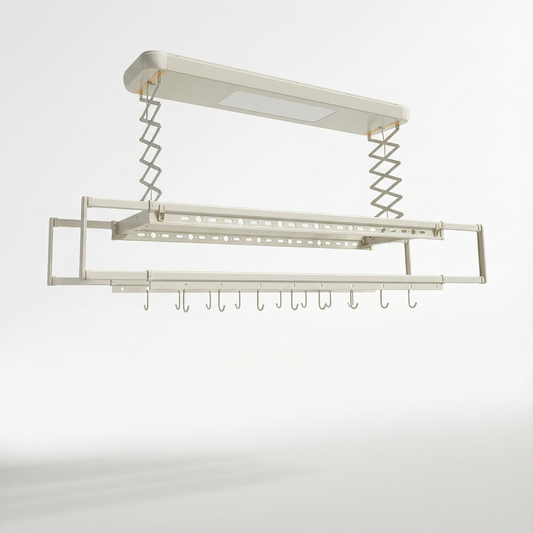 etendoir a linge suspendu plafond, robuste et pratique