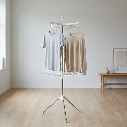 Étendoir à linge pliable 3  rangees grand