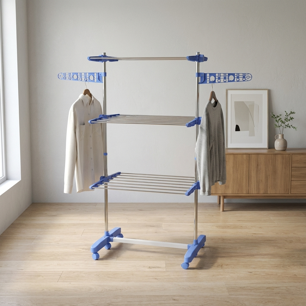 Étendoir linge pliable solide longue duree